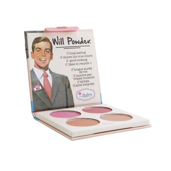 TheBalm Will Powder Blush Quad (4x Blush)  10g/0.35oz