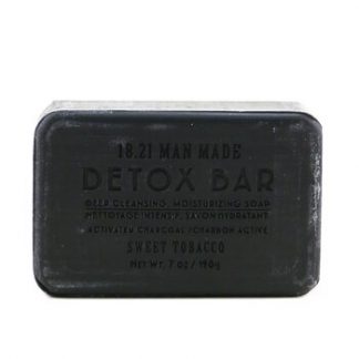 18.21 Man Made Detox Bar - Deep Cleansing, Moisturizing Soap - # Sweet Tobacco  198g/7oz