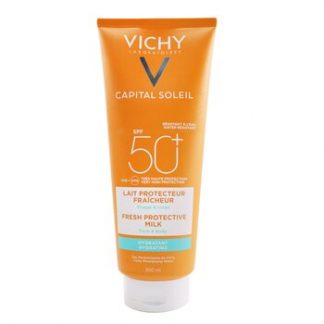 Vichy Capital Soleil Fresh Protective Milk SPF 50 (Water Resistant - Face & Body)  300ml/10.1oz