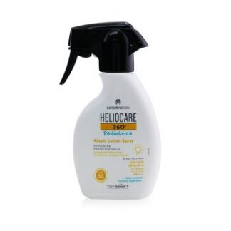 Heliocare by Cantabria Labs Heliocare 360 Pediatrics Atopic Lotion Spray For Kids SPF50 (Water Resistant, Fast Easy Application)  250ml/8.4oz