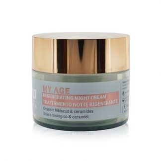 Lavera My Age Regenerating Night Cream With Organic Hibiscus & Ceramides - For Mature Skin  50ml/1.8oz