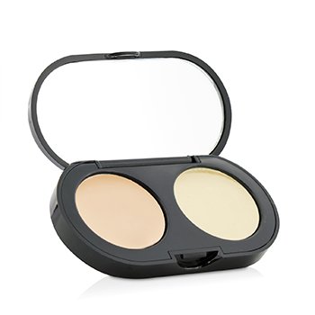 Bobbi Brown New Creamy Concealer Kit - Warm Ivory Creamy Concealer + Pale Yellow Sheer Finish Pressed Powder  3.1g/0.11oz