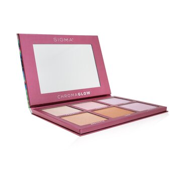 Sigma Beauty ChromaGlow Shimmer + Highlight Palette (6x Highlighter)  28.14g/0.99oz