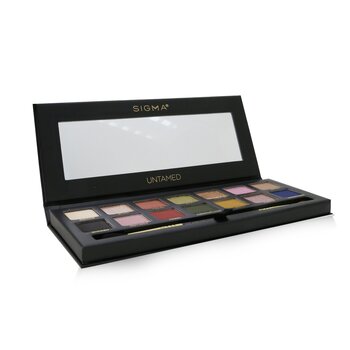 Sigma Beauty Untamed Eyeshadow Palette With Dual Ended Brush (14x Eyeshadow + 1x Dual Ended Brush)  19.32g/0.68oz