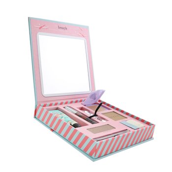 Benefit Getaway Glam Complete Palette (Primer + Bronzer + Brow Gel +Highlighter + Mascara + Eyeshadow + 2x Applicator)  -