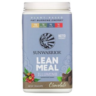 Sunwarrior, Illumin8 Lean Meal, Chocolate, 1.59 lb (720 g)