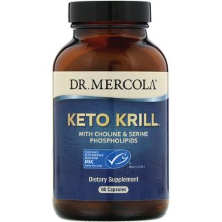 Dr. Mercola, Keto Krill with Choline & Serine Phospholipids, 60 Capsules