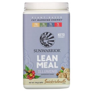 Sunwarrior, Illumin8 Lean Meal, Snickerdoodle, 1.59 lb (720 g)