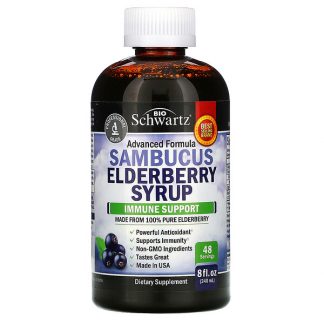 BioSchwartz, Sambucus Elderberry Syrup, 8 fl oz (240 ml)