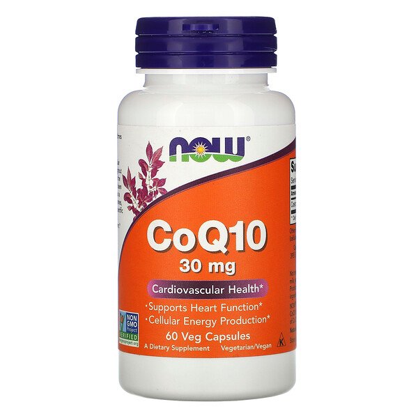 NOW Foods, CoQ10, 30 mg, 60 Veg Capsules 1 NOW Foods, CoQ10, 30 mg, 60 Veg Capsules