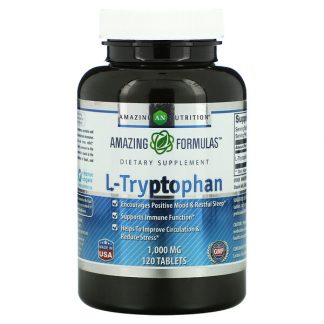 Amazing Nutrition, L-Tryptophan, 1,000 mg, 120 Tablets