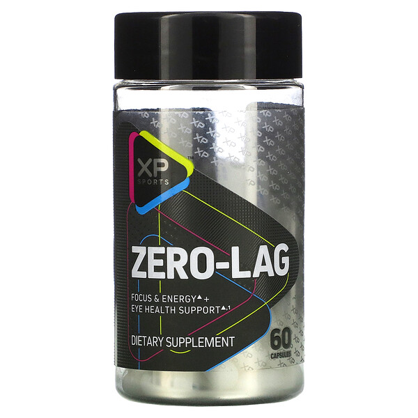 XP Sports, Zero-Lag, Focus & Energy + Eye Health Support, 60 Capsules 1 XP Sports, Zero-Lag, Focus & Energy + Eye Health Support, 60 Capsules