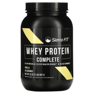 Sierra Fit, Whey Protein Complete, Vanilla, 2 lb (907 g)