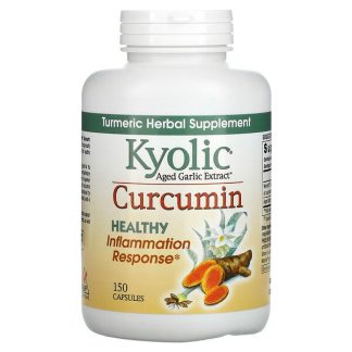 Kyolic, Aged Garlic Extract, Curcumin, 150 Capsules