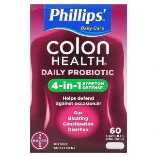 Phillip's, Colon Health Daily Probiotic, 60 Capsules