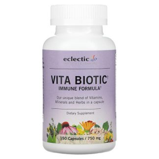 Eclectic Institute, Vita Biotic, 750 mg, 150 Capsules
