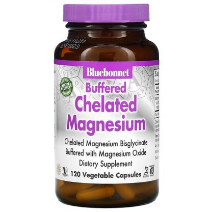 Bluebonnet Nutrition, Buffered Chelated Magnesium, 120 Vegetable Capsules