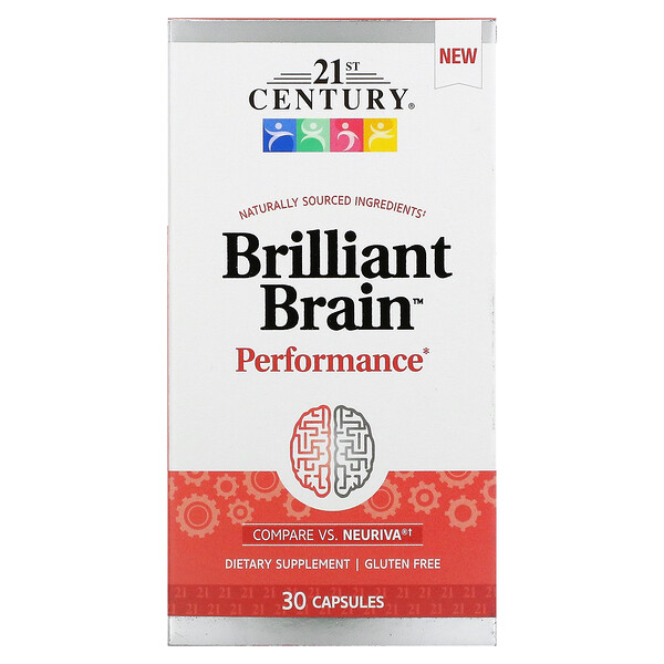 21st Century, Brilliant Brain Performance, 30 Capsules 1 21st Century, Brilliant Brain Performance, 30 Capsules