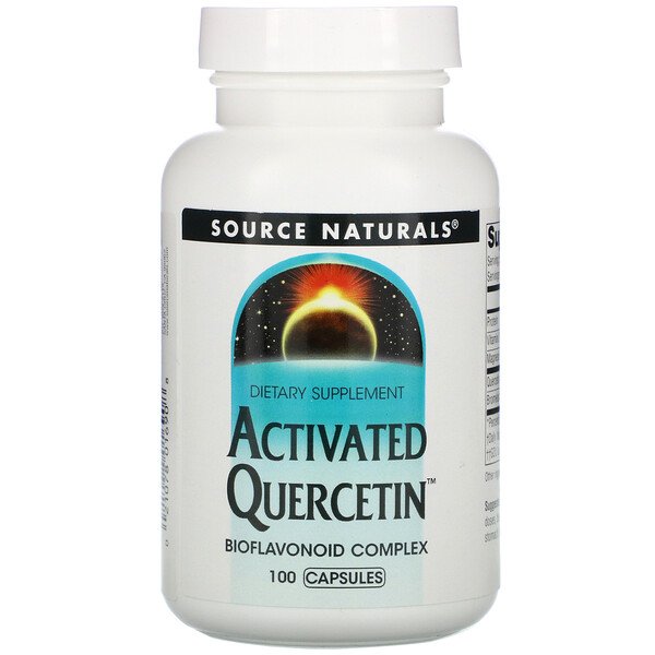 Source Naturals, Activated Quercetin, 100 Capsules 1 Source Naturals, Activated Quercetin, 100 Capsules