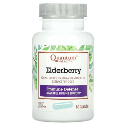 Quantum Health, Elderberry Immune Defense, 60 Capsules