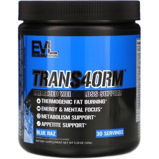 EVLution Nutrition, Trans4orm, Blue Raz, 5.10 oz (144 g)