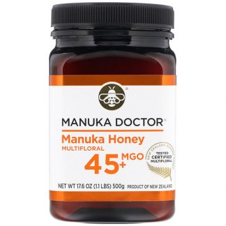 Manuka Doctor, Manuka Honey Multifloral, MGO 45+, 1.1 lbs (500 g)