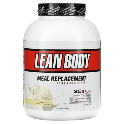 Labrada Nutrition, Lean Body, Meal Replacement Protein Shake, Vanilla, 4.63 lb (2100 g)