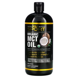 California Gold Nutrition, SPORTS - Organic, MCT Oil, 32 fl oz (946 ml)