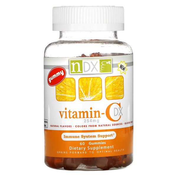 Natural Dynamix (NDX), Vitamin-C DX, 127 mg, 60 Gummies 1 Natural Dynamix (NDX), Vitamin-C DX, 127 mg, 60 Gummies