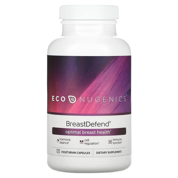 Econugenics, BreastDefend, 120 Vegetarian Capsules 1 Econugenics, BreastDefend, 120 Vegetarian Capsules
