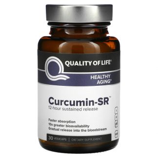 Quality of Life Labs, Curcumin-SR, 30 Vegicaps