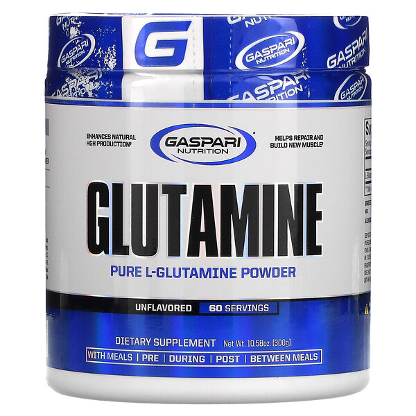 Gaspari Nutrition, Glutamine, Unflavored, 10 Gaspari Nutrition, Glutamine, Unflavored, 10.58 oz (300 g)