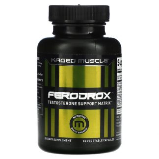 Kaged Muscle, Ferodrox Testosterone Support Matrix, 60 Vegetable Capsules