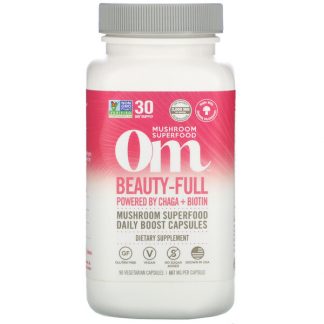 Om Mushrooms, Beauty-Full, 667 mg, 90 Vegetarian Capsules