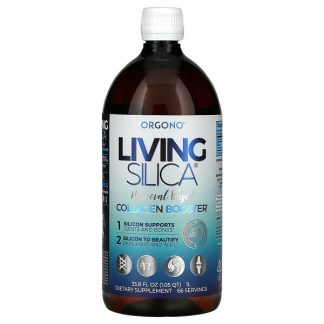 Silicium Laboratories, Orgono Living Silica, Collagen Booster, 33.8 fl oz (1 L)