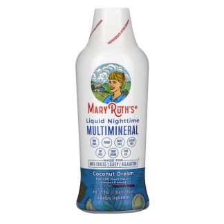 MaryRuth Organics, Liquid Nighttime Multimineral, Coconut Dream, 32 fl oz (946 ml)