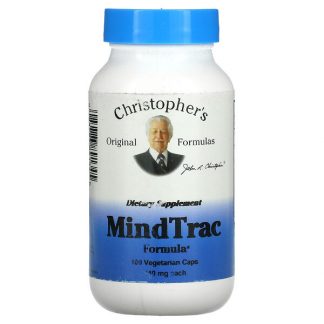 Christopher's Original Formulas, MindTrac Formula, 440 mg, 100 Vegetarian Caps