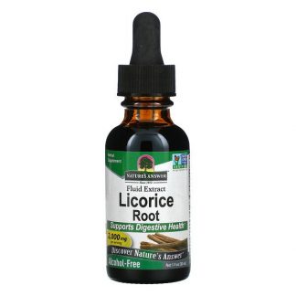 Nature's Answer, Licorice Root, Fluid Extract, Alcohol-Free, 2,000 mg, 1 fl oz (30 ml)