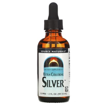 Source Naturals, Ultra Colloidal Silver, 10 PPM, 2 fl oz (59.14 ml)