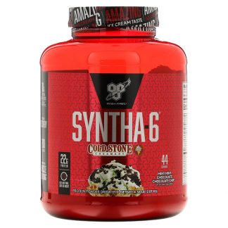 BSN, Syntha-6, Cold Stone Creamery, Mint Mint Chocolate Chocolate Chip, 4.56 lb (2.07 kg)