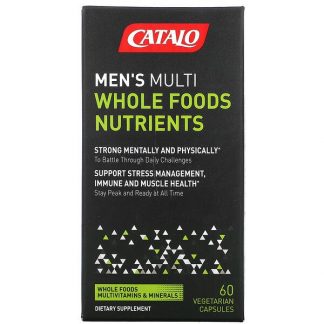 Catalo Naturals, Men's Multi, Whole Food Nutrients, 60 Vegetarian Capsules