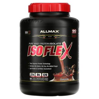 ALLMAX Nutrition, Isoflex, Pure Whey Protein Isolate, Chocolate, 5 lbs (2.27 kg)