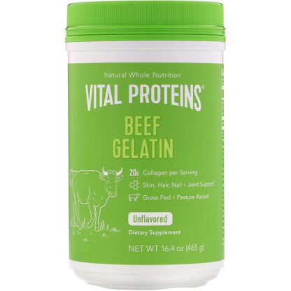Vital Proteins, Beef Gelatin, Unflavored, 16.4 oz (465 g)