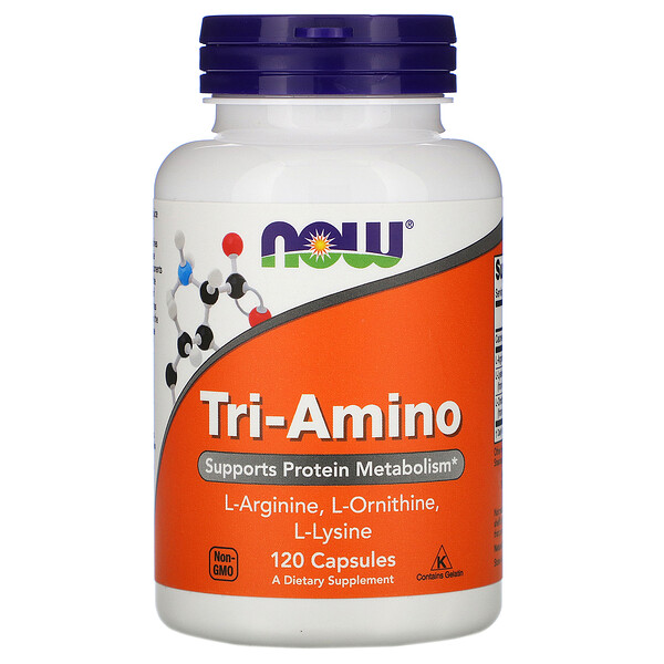 NOW Foods, Tri-Amino, 120 Capsules 1 NOW Foods, Tri-Amino, 120 Capsules