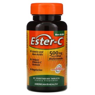 American Health, Ester-C, 500 mg, 90 Vegetarian Tablets