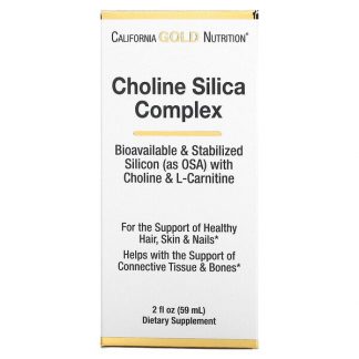 California Gold Nutrition, Choline Silica Complex, 2 fl oz (59 ml)