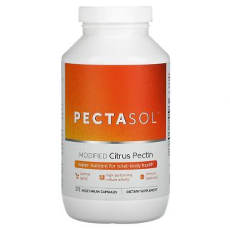 Econugenics, PectaSol, Modified Citrus Pectin, 270 Vegetarian Capsules