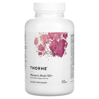 Thorne Research, Women's Multi 50+, 180 Capsules