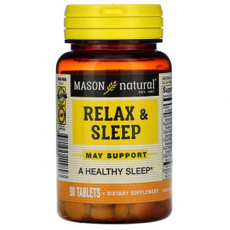 Mason Natural, Relax & Sleep, 90 Tablets