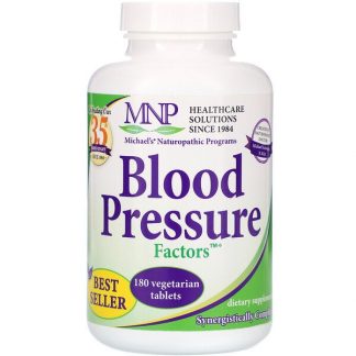 Michael's Naturopathic, Blood Pressure Factors, 180 Vegetarian Tablets